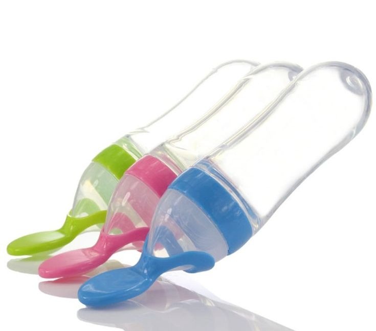 Silicone Feeder with Spoon (Food Grade)